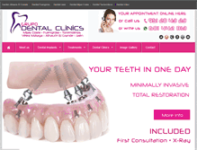 Tablet Screenshot of grupodentalclinics.com